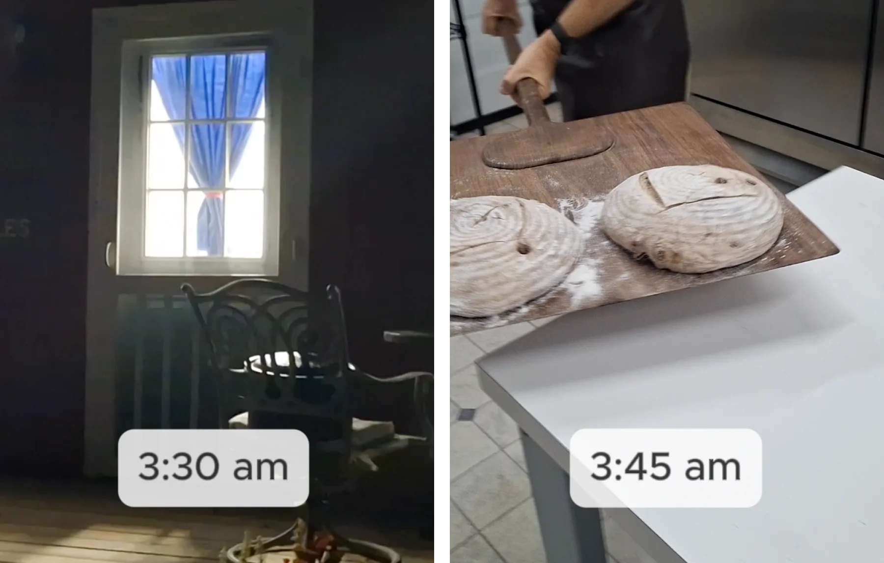 Getting started with the baking marathon at 3:30am
