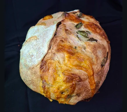 Cheddar-Jalapeño Sourdough
