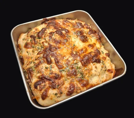 Three-Cheese Sourdough Focaccia