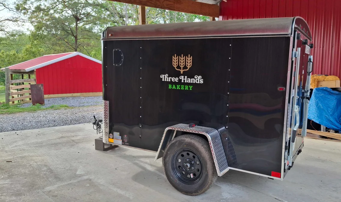 Three Hands Bakery trailer